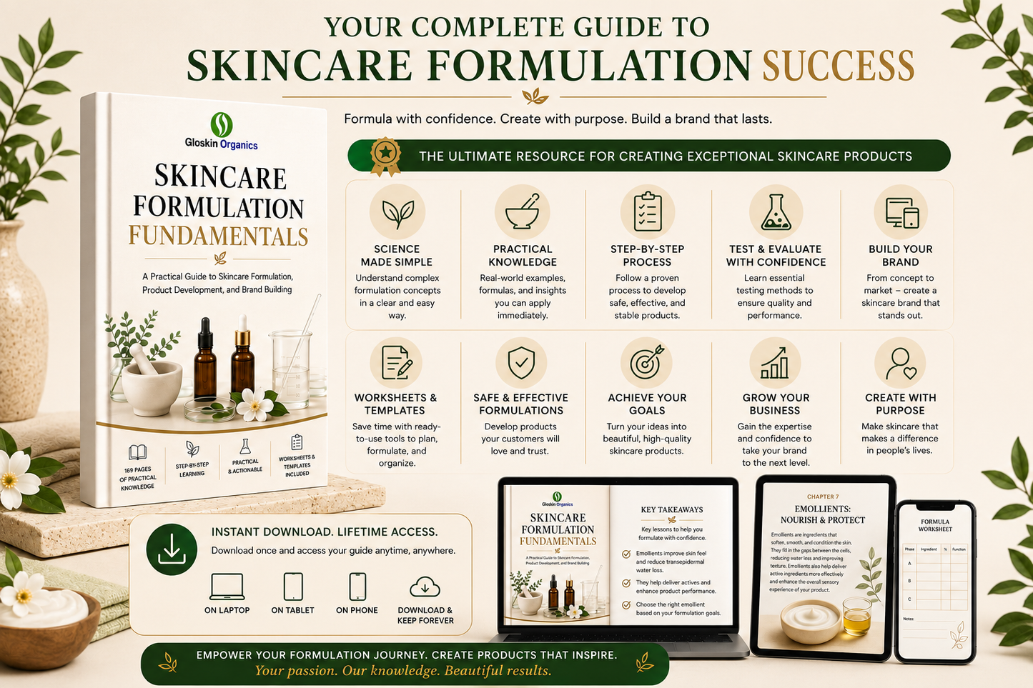 A Practical Guide to Skincare Formulation, Product Development & Brand Building