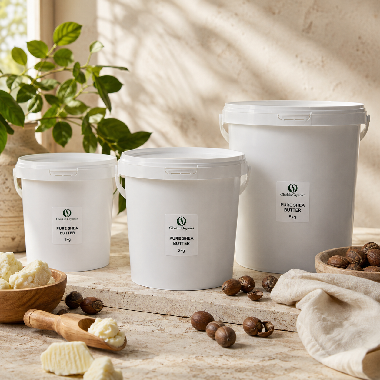 Pure Unrefined Shea Butter | Natural Shea Butter | Gloskin Organics
