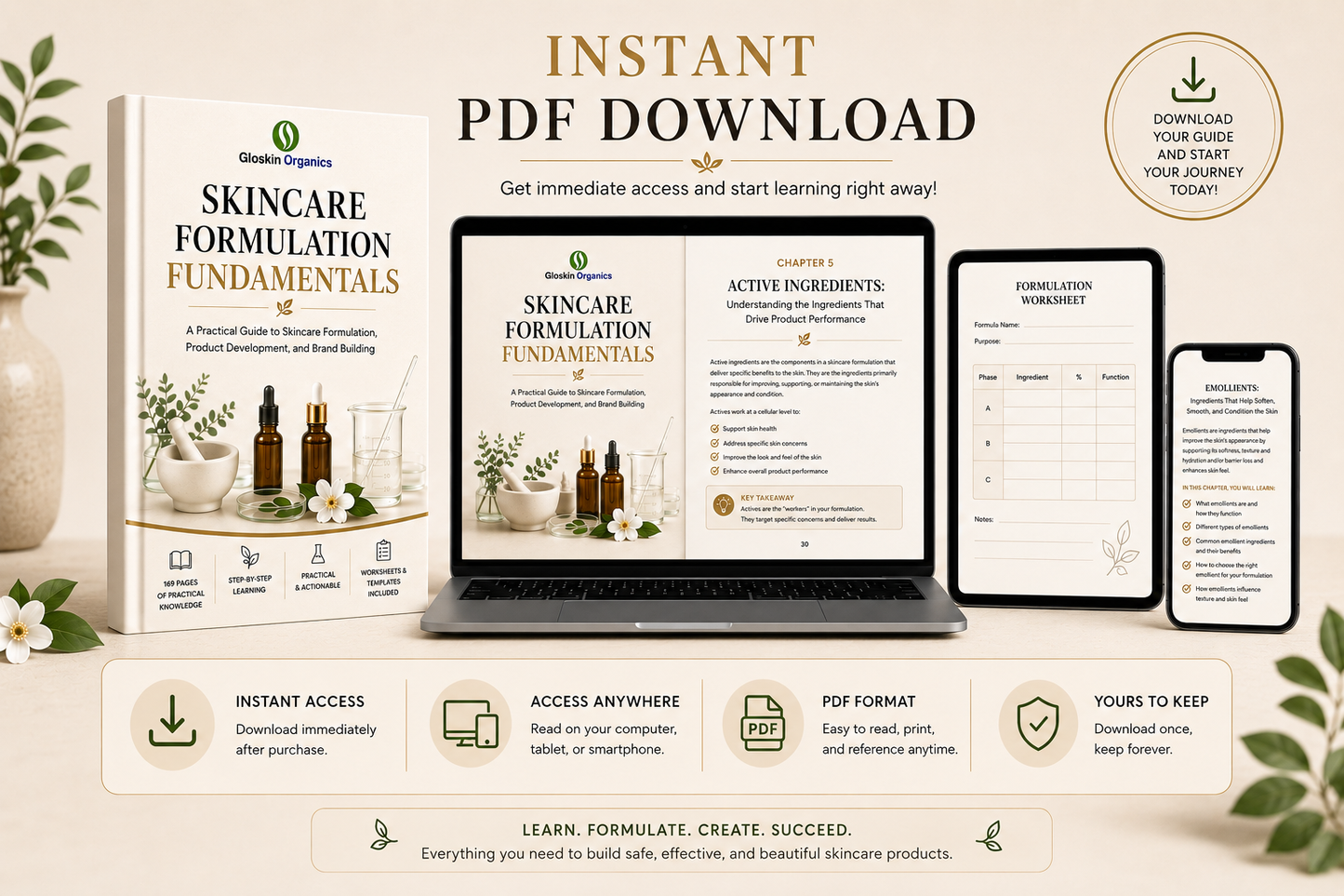 A Practical Guide to Skincare Formulation, Product Development & Brand Building