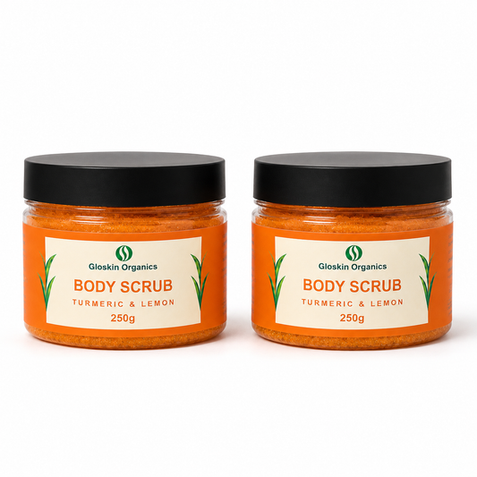 Turmeric & Lemon Body Scrub – 2 Pack Bundle