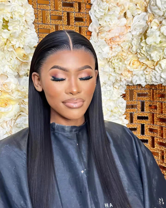 Bone Straight HD Lace Wig – 13x6 Frontal, Double Drawn, Glueless, Human Hair