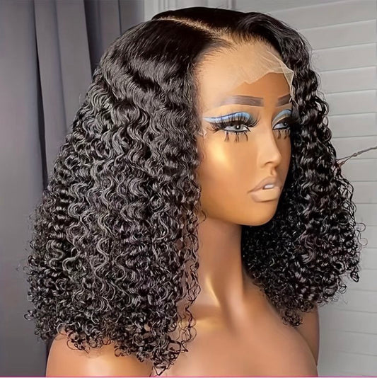 Double Drawn Jerry Curl Wig