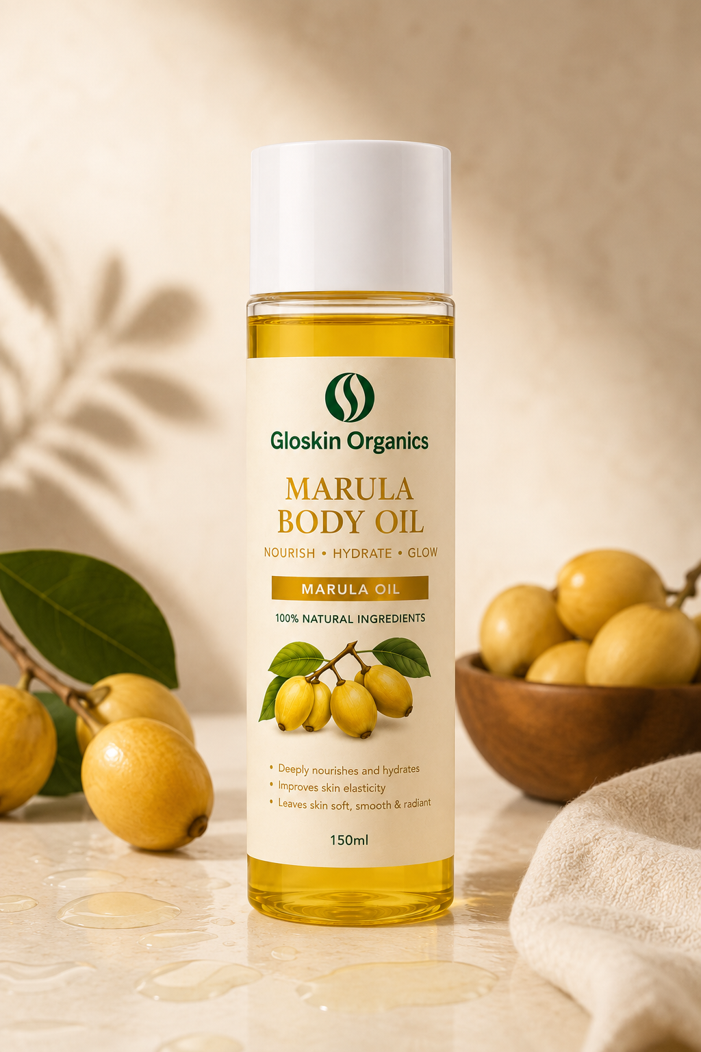 Marula Body Oil – Deeply Nourishing & Hydrating Natural Body Oil | 150ml