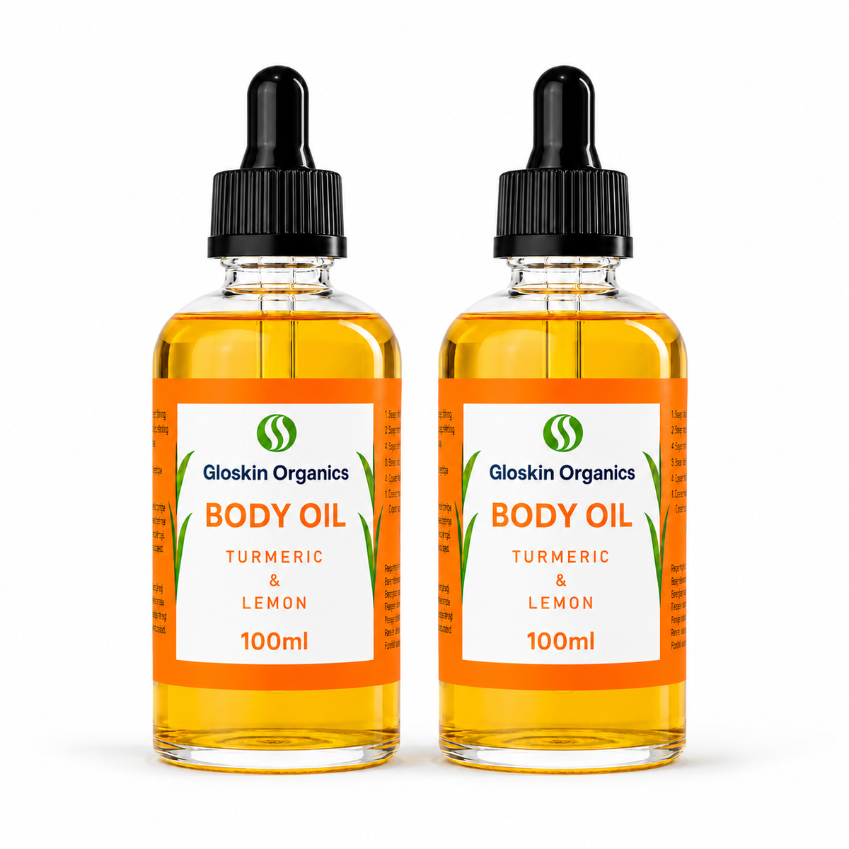 Turmeric & Lemon Body Oil – 2 x 100ml